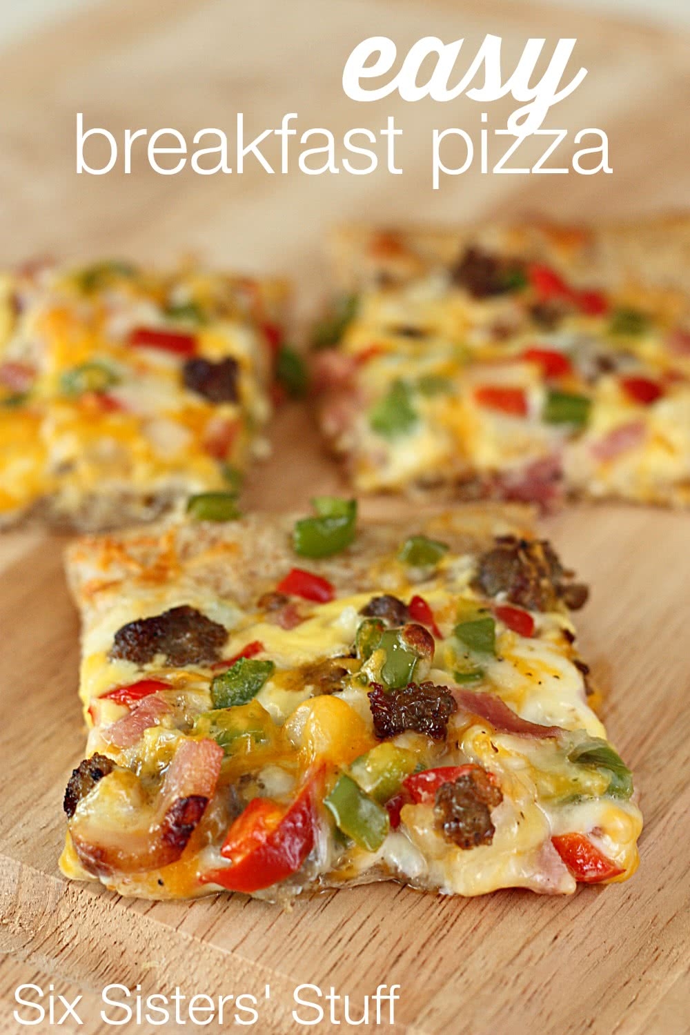 Easy Breakfast Pizza | happy.harvey.home.